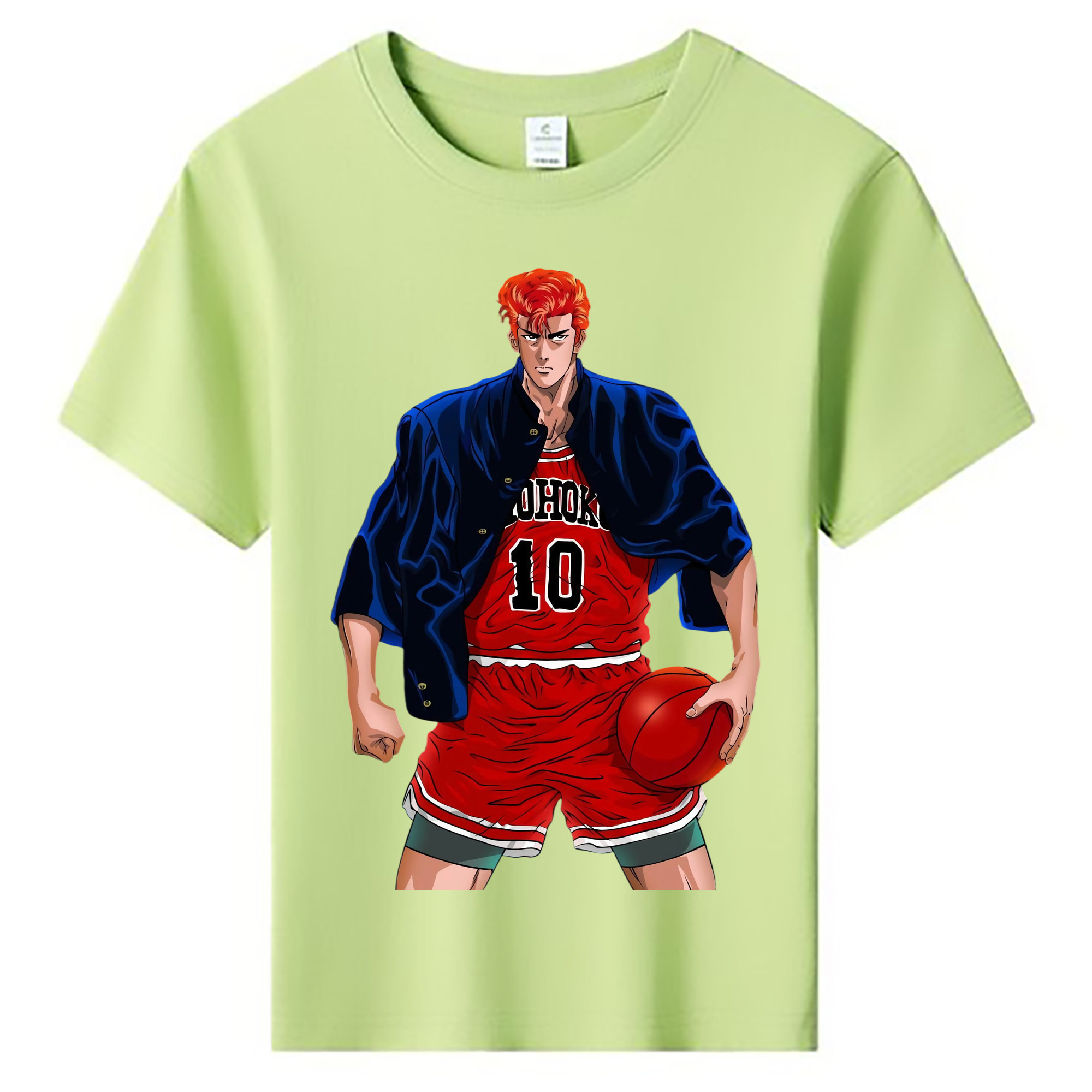 （画像用） SLAM DUNK／スラムダンク 綿100％キッズTシャツ（フロントプリント）